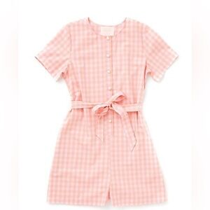Ban.dō Pink Gingham Romper